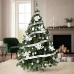 Arbolito Navidad Montañes Deluxe 2,10mts Con Adornos Kit X72