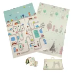 Alfombra Antigolpes Plegable Bebes Reversible 180x200cm