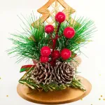 Candelabro Porta Velas Metalicos Decorativos Navidad 15cm Color Dorado