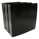 Carpetas N3 Escolares Numero 3 Fibra Negra X10 Unidades