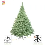 Árbol De Navidad Montañes Deluxe Nevado 1.80mts Base Metal