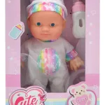 Muñeco Bebe Bebote Luna Infantil 22cm Con Pijamas Cute Baby