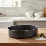 Pizzera Molde Para Pizza Anti Adherente 26cm Color Negro