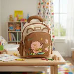 Mochila Infantil Jardin Capibara Para Niños Niñas Escolar