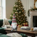 Muñeco De Navidad Gnomo Adorno Navideño Decoración 24cm