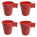 Set X4 Taza Francesa De Cerámica Para Café 85ml