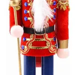 Cascanueces Soldado De Madera 38 Cm Adorno Navidad Madera