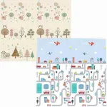 Alfombra Antigolpes Plegable Bebes Reversible 180x200cm