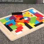 Tetris Rompecabezas De Madera Juego Didáctico 3d Puzzle