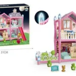 Casa Mansión De Muñecas Con Luces