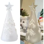 Arbolito De Navidad 15cm Con Luz Decoracion Adorno Navideño