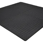 Piso Goma Eva Gym Pack X4 Encastrable 10mm Con Bordes