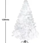 Árbol De Navidad Tradicional Expreso Polar Tronador De Lujo De 150cm Blanco