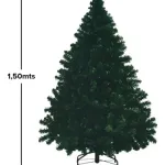 Árbol De Navidad Tradicional Expreso Polar Montañes Deluxe De 1.5m Verde Oscuro