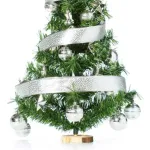 Arbolito De Navidad 80cm + Kit X30 Plata Cybermonday
