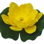 Flor De Loto Flotante Flores Artificiales Decoracion X1