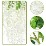 Flores Artificiales Vara Pack X12 Enredadera Colgante Guia