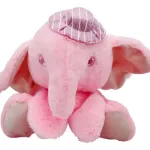 Peluche Elefante Con Gorro Bebe Muñeco Suave Infantil 20cm