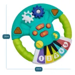 Volante Musical Didactico Con Luces Juguete Para Bebes 