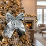 Adorno Colgante Moños X1 Decoracion Arbol De Navidad