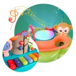 Juguete Didactico Bebe Tobogan Pelotas Laberinto Piano Luz