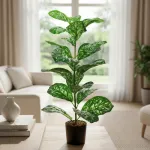 Planta Artificial Con Maceta 80cm Deco Interior Exterior