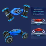 Auto Control Remoto Luces Led Vehículo Acrobático Giro 360°