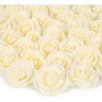 Mini Rosas Flores Artificiales Decoracion Pack X100