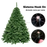 Arbolito Navidad Extra Lujo Patagonia 1.30mt Con Adornos Oro