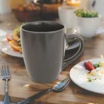 Taza De Cerámica Cónica Jarro Mug 300ml