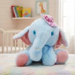 Peluche Elefante Con Gorro Bebe Muñeco Suave Infantil 20cm