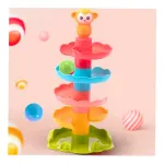 Tobogán De Pelotas Juguete Para Bebes Primera Infancia Color Multicolor
