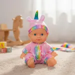 Muñeco Bebe Bebote Luna Infantil 22cm Con Pijamas Cute Baby