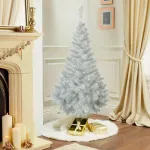 Arbol De Navidad Canadian Spruce Arbolito Pino Blanco Plata 1.80 Mts Con Base Plástica