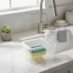 Dispenser Detergente Esponja Incluida Organizador De Cocina