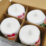 Vela Navideña Portavela Pesebre Deco Navidad Ceramica X1u.