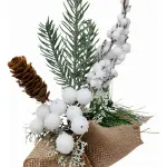 Arbol De Navidad Mini Pino Navideño De Mesa Decorado 26cm
