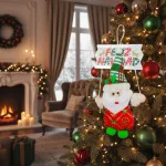 Adornos Navideños Colgante De Paño Deco Navidad