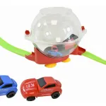 Pista De Autos Lanzador Vuelta 360 Grados Loop Para Armar