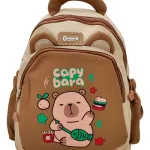 Mochila Infantil Jardin Capibara Para Niños Niñas Escolar