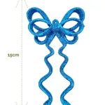 Adorno Navideño Colgante Moño X2 Decoración Navidad