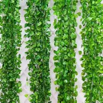 Jardin Vertical Enredaderas Hojas Artificiales 2,05mts