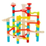 Laberinto Bolitas Expreso Polar 88 Piezas Didáctico Plástico Niños 2-8 Años Rojo