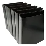 Carpetas N3 Escolares Numero 3 Fibra Negra X5 Unidades