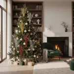 Ramas Espiga Decoración Navideña Adorno Navidad 105 Cm Pack