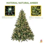 Arbol De Navidad Pino Natural Amber 1.50mts Pino Frondoso