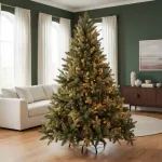 Arbol De Navidad Pino Natural Amber 1.50mts Pino Frondoso