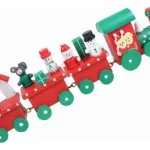 Tren De Madera Decoracion Navideña Adorno Navidad