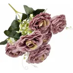 Ramo De Rosas Flores Artificiales 35cm Decoración X1