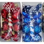 Adornos Navideños Set Decoracion 12u Surtido Navidad Bolas